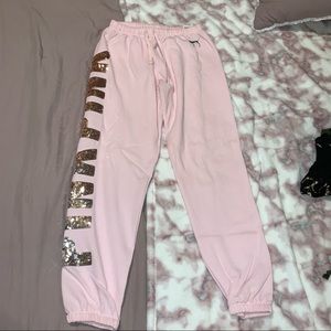 Victoria secret pink jogger sweatpants
